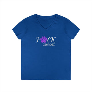 F*ck Cancer Ladies' V-Neck T-Shirt